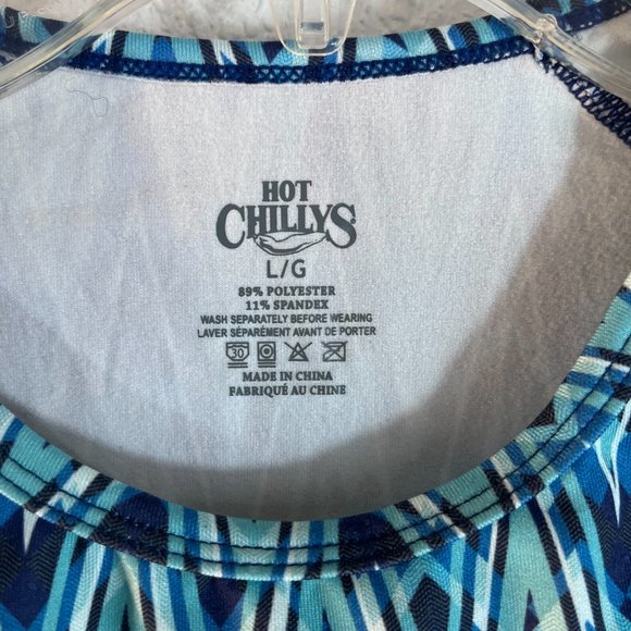 HOT CHILLYS GIRLS YOUTH ACTIVE WEAR LONG SLEEVE TOP LARGE - Picture 5 of 5